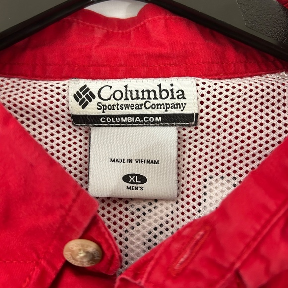 Columbia PFG Texas Tech Red Raiders NCAA Super Cotton L/S Sz XL Fishing Shirt - Picture 10 of 12